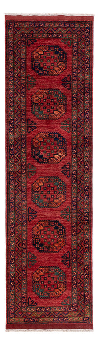 Läufer Afghan - Kunduz - 300 x 83 cm - rot