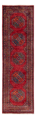 Läufer Afghan - Kunduz - 291 x 87 cm - rot