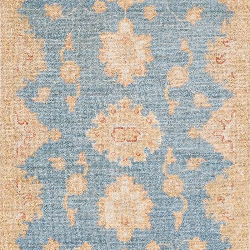 Läufer Ziegler - 293 x 84 cm - blau