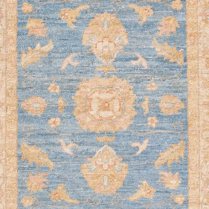 Läufer Ziegler - 287 x 83 cm - blau
