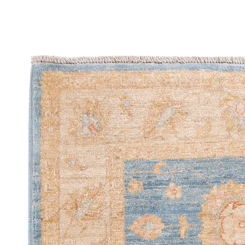 Läufer Ziegler - 287 x 83 cm - blau