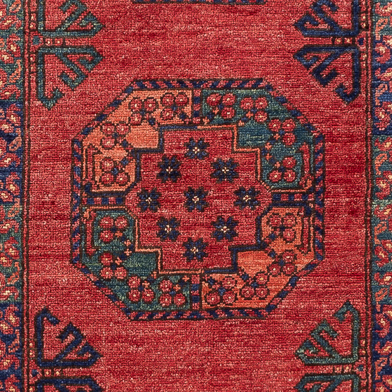 Läufer Afghan - Kunduz - 260 x 83 cm - rot