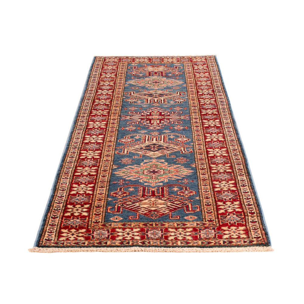 Läufer Ziegler - Kazak - 242 x 73 cm - blau