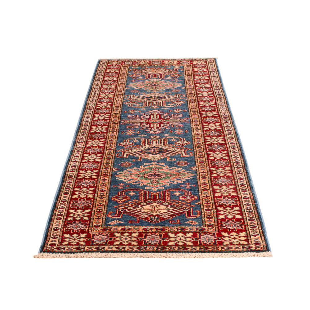 Läufer Ziegler - Kazak - 240 x 75 cm - blau