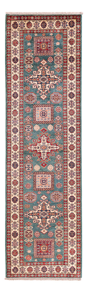 Läufer Ziegler - Kazak - 253 x 79 cm - dunkelgrün