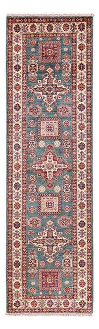 Tapis de couloir Tapis Ziegler - Kazak - 253 x 79 cm - vert foncé