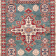 Läufer Ziegler - Kazak - 253 x 79 cm - dunkelgrün