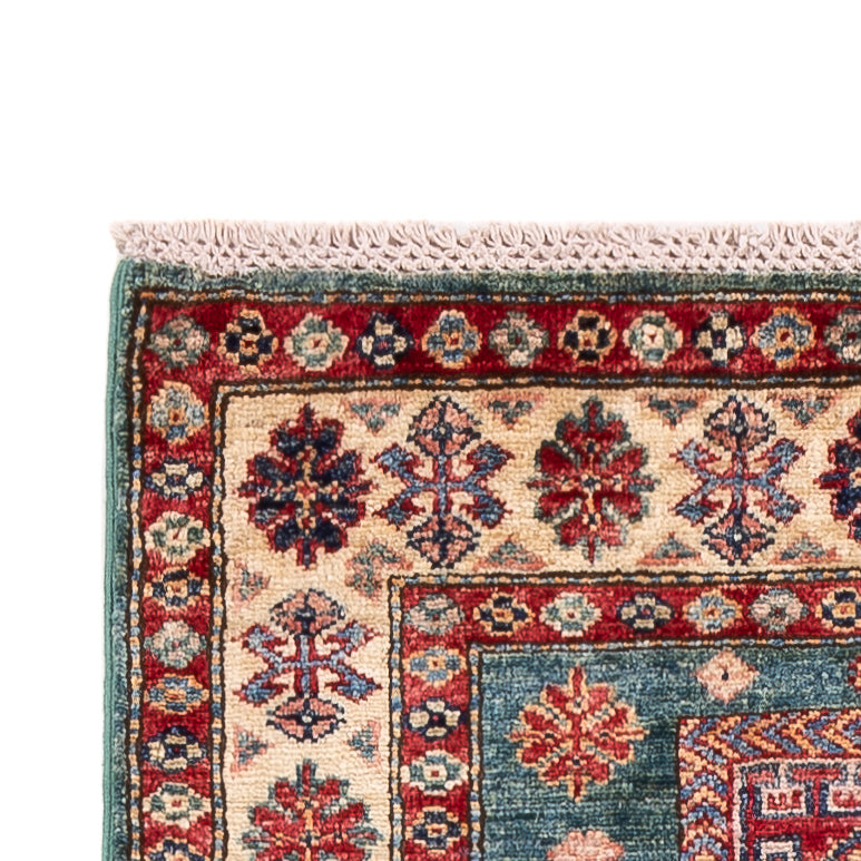 Läufer Ziegler - Kazak - 253 x 79 cm - dunkelgrün