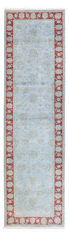 Tappeto Ziegler moderno 89x303cm - Tappeto orientale - blu chiaro - Passatoia / Blu chiaro / 89 x 303 cm Passatoia