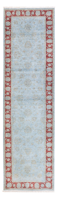 Tapis de couloir Tapis Ziegler - Moderne - 303 x 89 cm - bleu clair