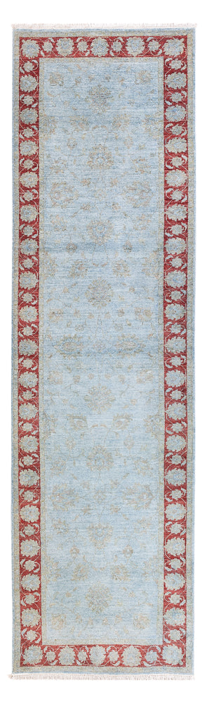 Läufer Ziegler - Modern - 303 x 89 cm - hellblau