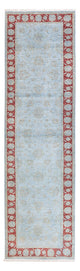 Läufer Ziegler - Modern - 303 x 89 cm - hellblau