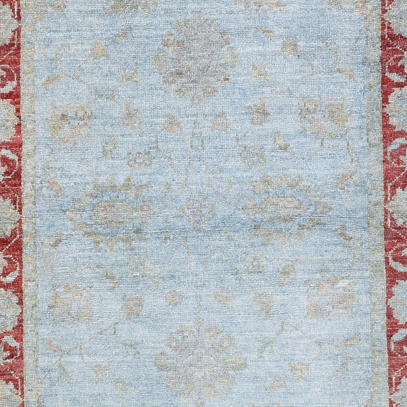Läufer Ziegler - Modern - 303 x 89 cm - hellblau