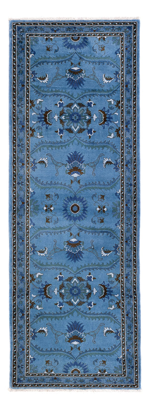 Läufer Ziegler - Modern - 245 x 80 cm - blau