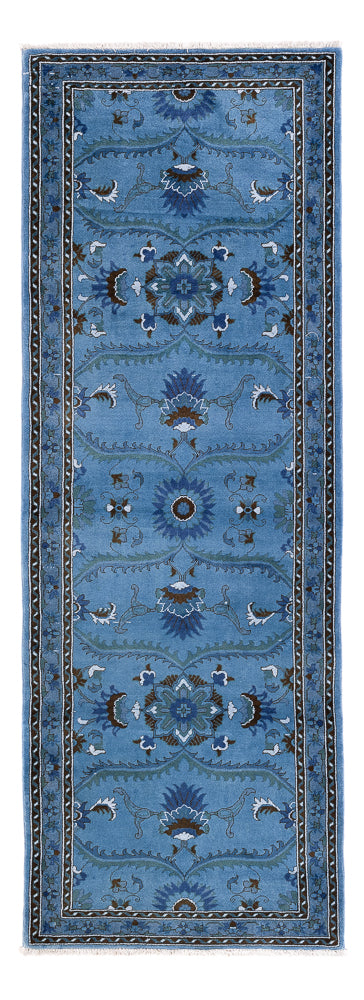 Läufer Ziegler - Modern - 245 x 80 cm - blau