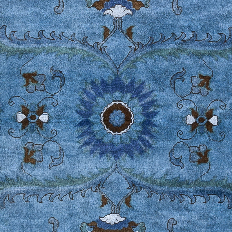 Läufer Ziegler - Modern - 245 x 80 cm - blau