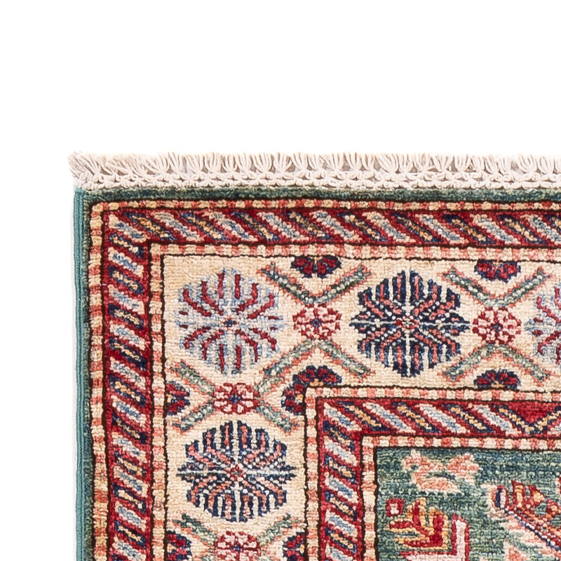 Läufer Ziegler - Kazak - 248 x 75 cm - dunkelgrün