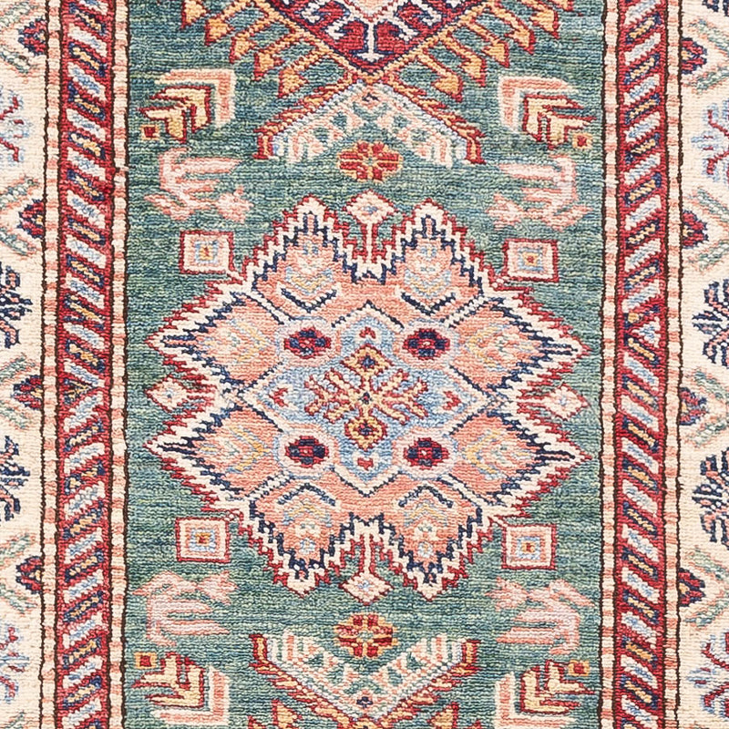Läufer Ziegler - Kazak - 248 x 73 cm - dunkelgrün