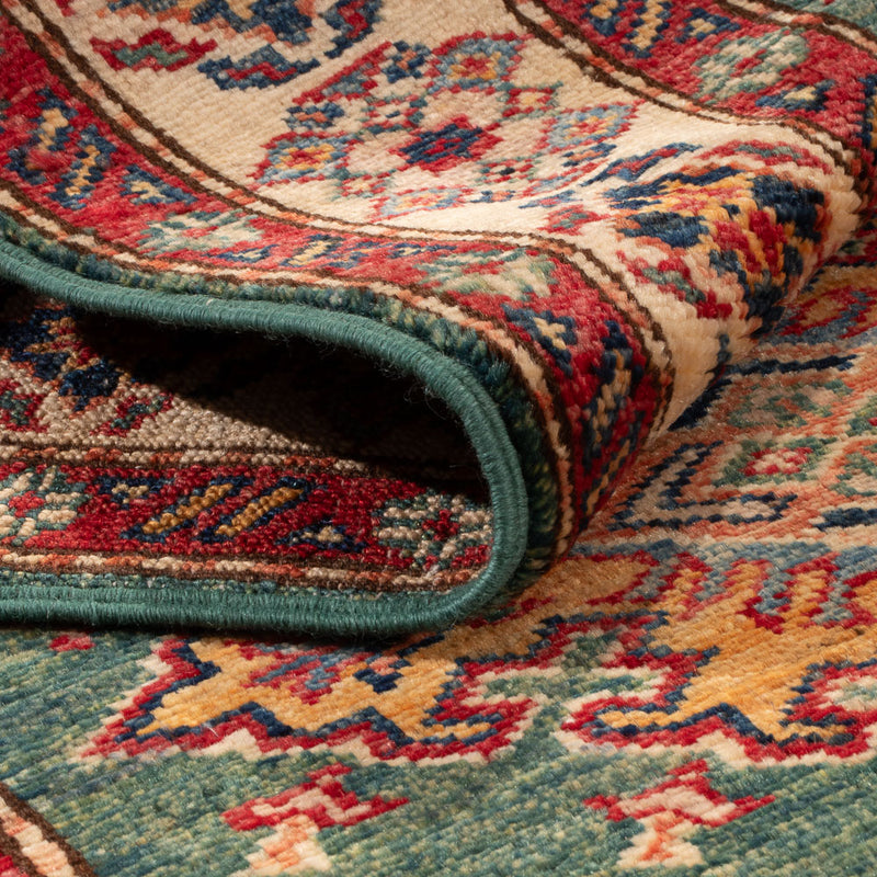 Läufer Ziegler - Kazak - 242 x 78 cm - grün
