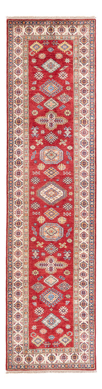 Tapis de couloir Tapis Ziegler - Kazak - 301 x 79 cm - rouge