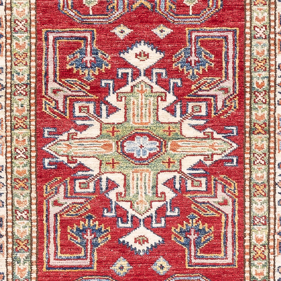 Läufer Ziegler - Kazak - 250 x 76 cm - rot