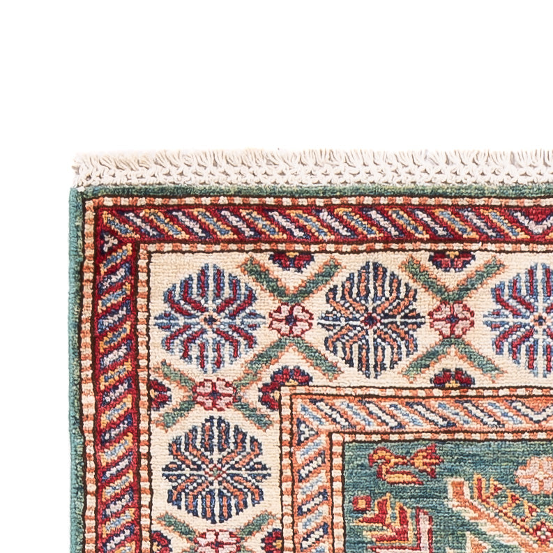 Läufer Ziegler - Kazak - 243 x 72 cm - hellgrün