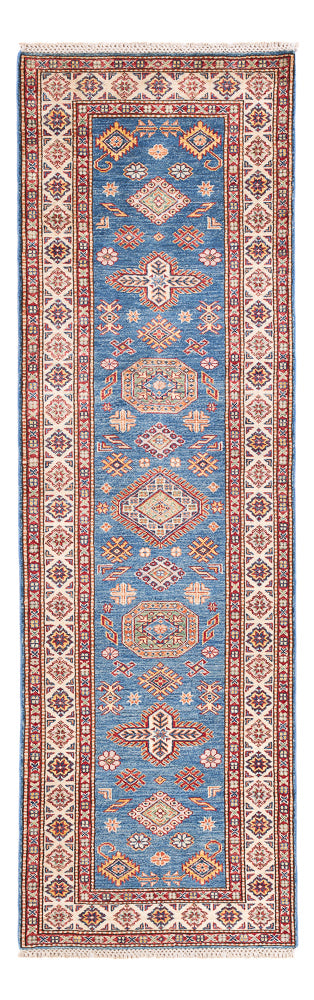 Läufer Ziegler - Kazak - 254 x 77 cm - blau