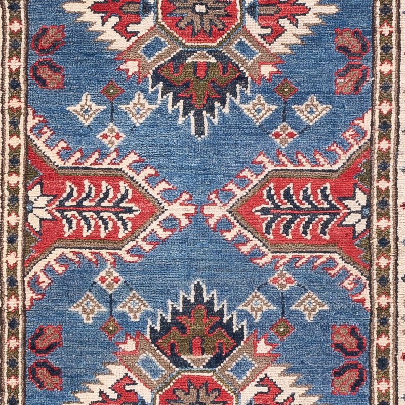 Läufer Ziegler - Kazak - 288 x 82 cm - blau