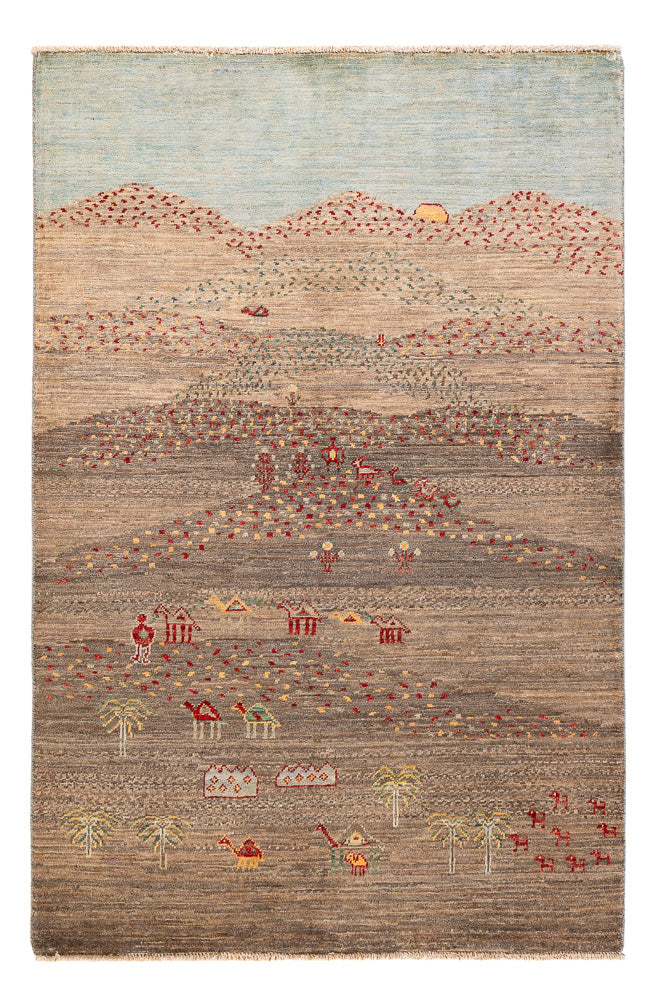 Ziegler Teppich - Ariana - 152 x 100 cm - mehrfarbig