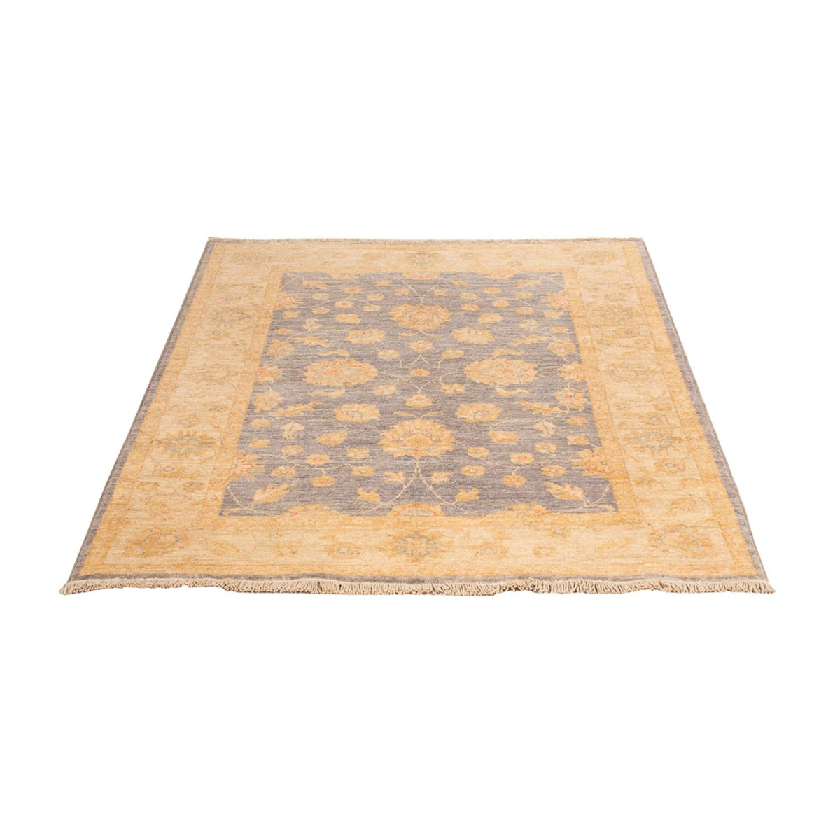 Ziegler Teppich - 149 x 100 cm - petrolblau