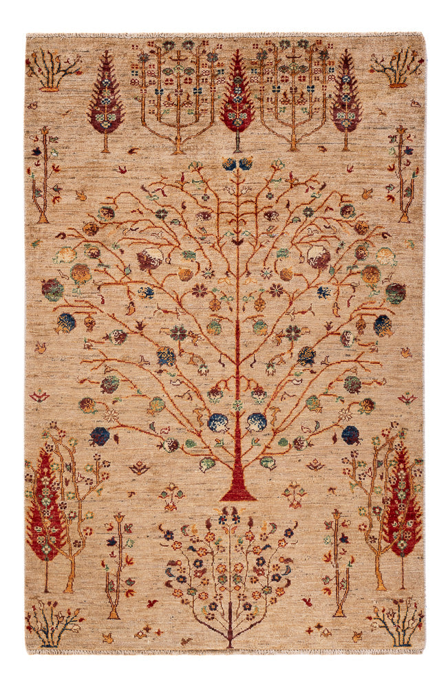 Ziegler Teppich - Ariana - 160 x 105 cm - dunkelbeige