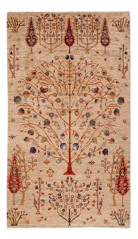 Ziegler Teppich - Ariana - 161 x 95 cm - dunkelbeige