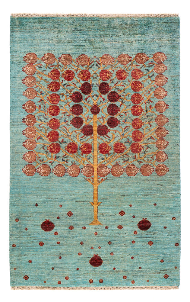 Ziegler Teppich - Ariana - 158 x 100 cm - türkis
