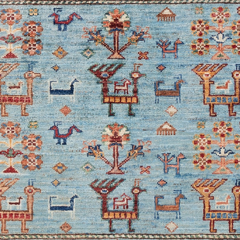 Ziegler Teppich - Ariana - 154 x 104 cm - hellblau