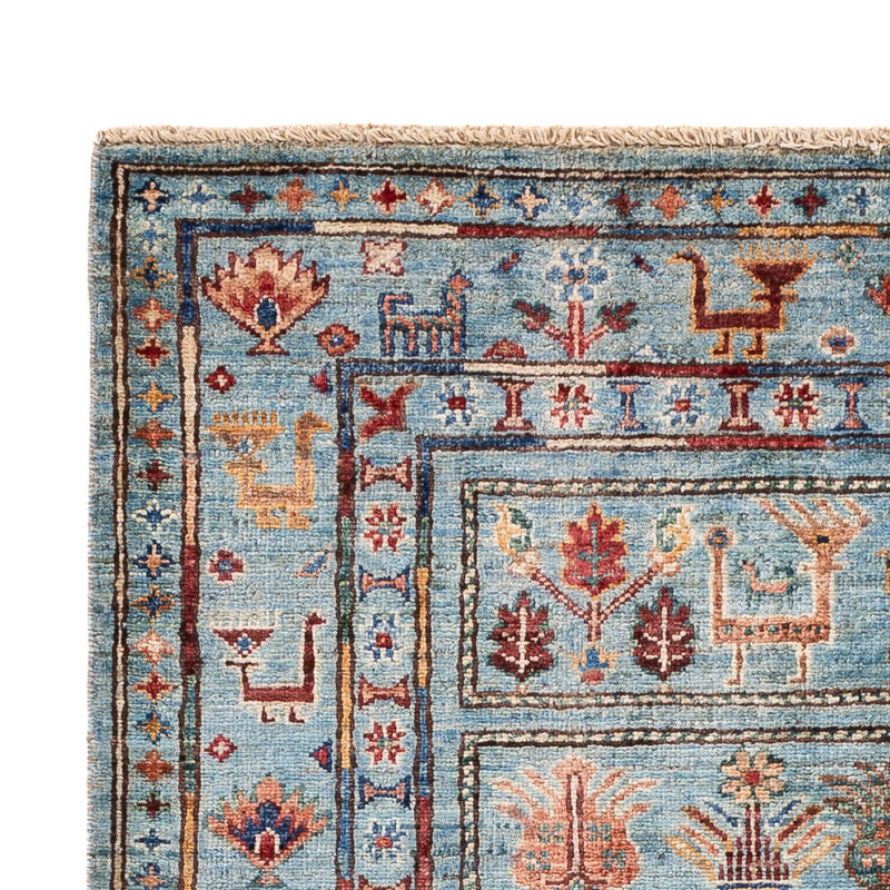 Ziegler Teppich - Ariana - 154 x 104 cm - hellblau