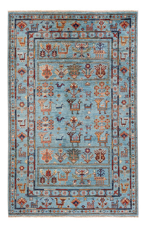 Ziegler Teppich - Ariana - 163 x 100 cm - hellblau