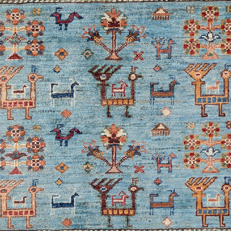 Ziegler Teppich - Ariana - 163 x 100 cm - hellblau
