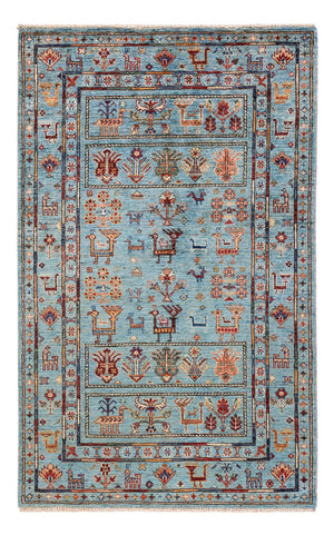 Ziegler Teppich - Ariana - 154 x 99 cm - hellblau