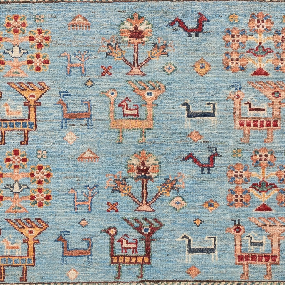 Ziegler Teppich - Ariana - 150 x 101 cm - hellblau