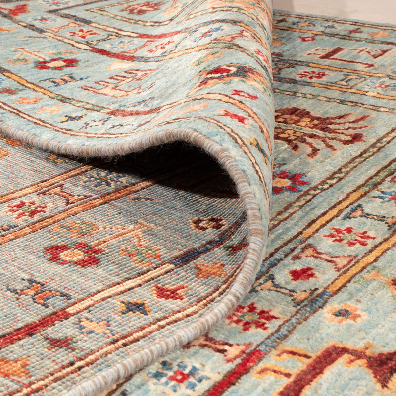 Ziegler Teppich - Ariana - 150 x 101 cm - hellblau
