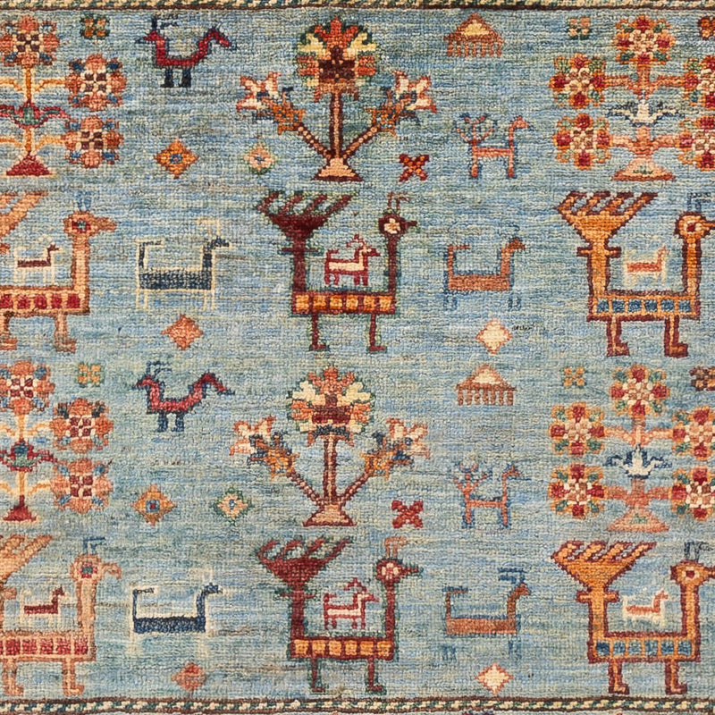 Ziegler Teppich - Ariana - 153 x 105 cm - hellblau
