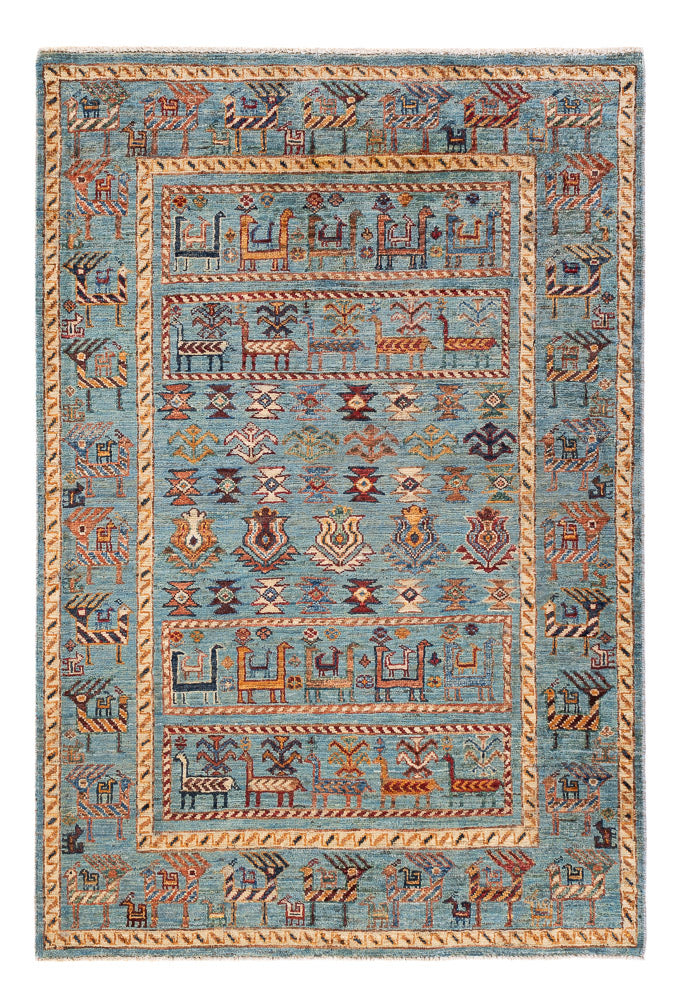 Ziegler Teppich - Ariana - 149 x 103 cm - hellblau