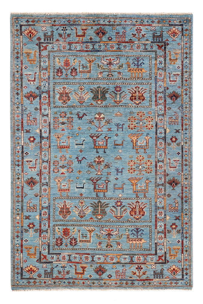 Ziegler Teppich - Ariana - 153 x 100 cm - blau