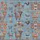 Ziegler Teppich - Ariana - 154 x 102 cm - blau