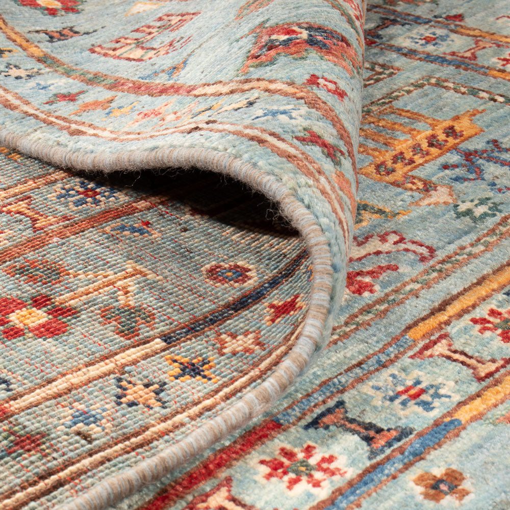 Ziegler Teppich - Ariana - 154 x 102 cm - blau