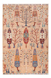 Ariana Tapis 101x147cm - Tapis oriental - Rectangle / Beige clair / 101 x 147 cm Rectangle