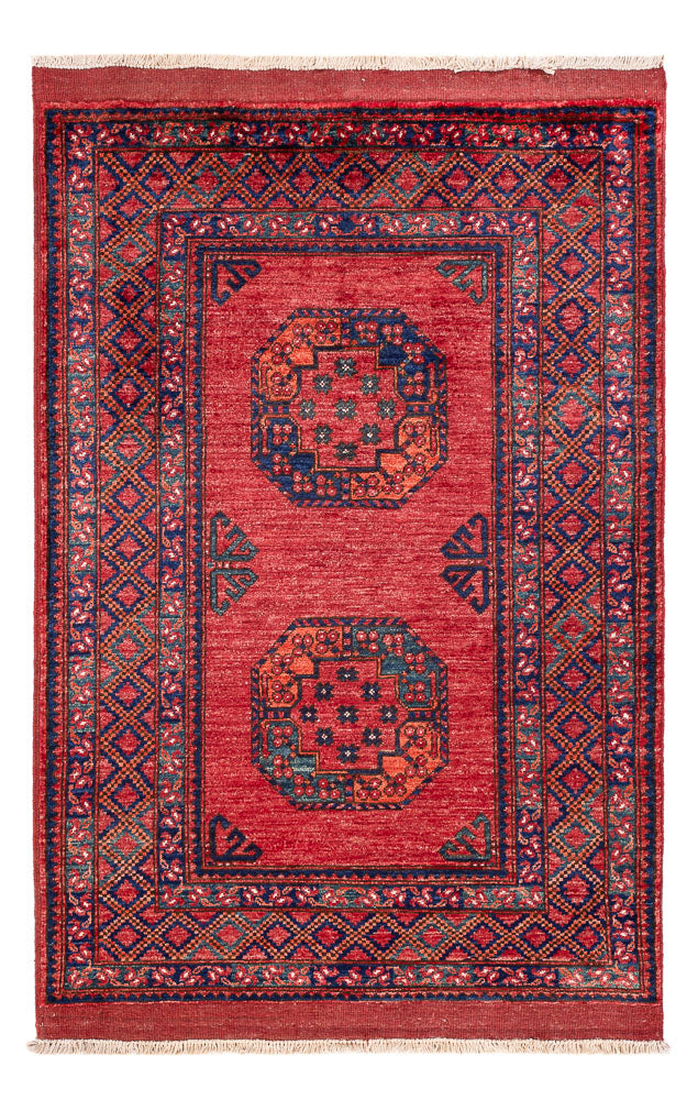 Afghan Teppich - 154 x 102 cm - rot