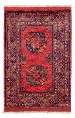 Afghan Teppich - 151 x 104 cm - rot