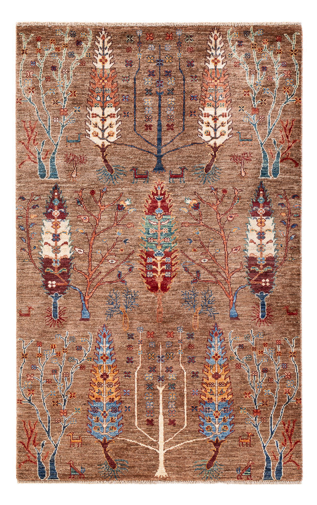 Ziegler Teppich - Ariana - 156 x 96 cm - dunkelbeige