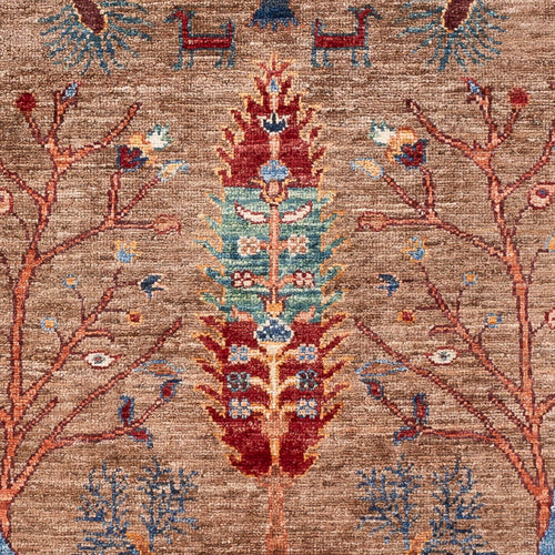 Ziegler Teppich - Ariana - 156 x 96 cm - dunkelbeige